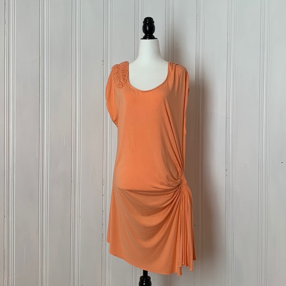 ☀️ Ultra soft peach coloured tunic dress